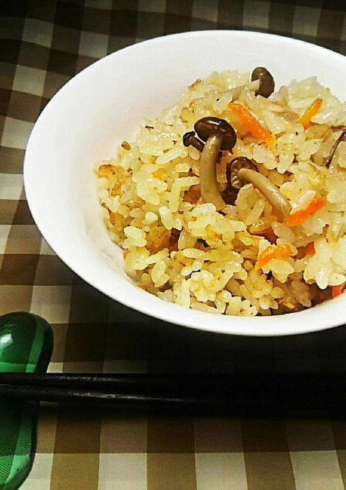 ツナとしめじの炊き込みご飯！-レシピのメイン写真