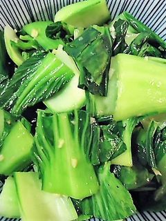 青梗菜のニンニク炒め-レシピのメイン写真
