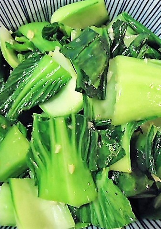 青梗菜のニンニク炒め-レシピのメイン写真