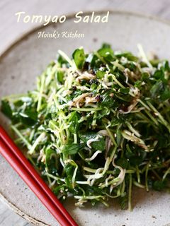 豆苗としらすのサラダ-レシピのメイン写真