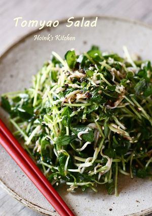 豆苗としらすのサラダ-レシピのメイン写真