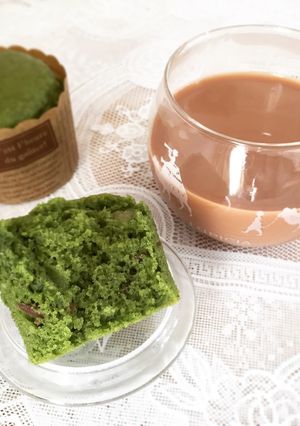卵・乳製品不使用！簡単抹茶マフィン★-レシピのメイン写真