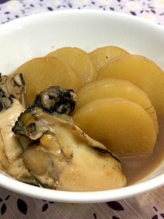 大根と牡蠣の煮物-レシピのメイン写真