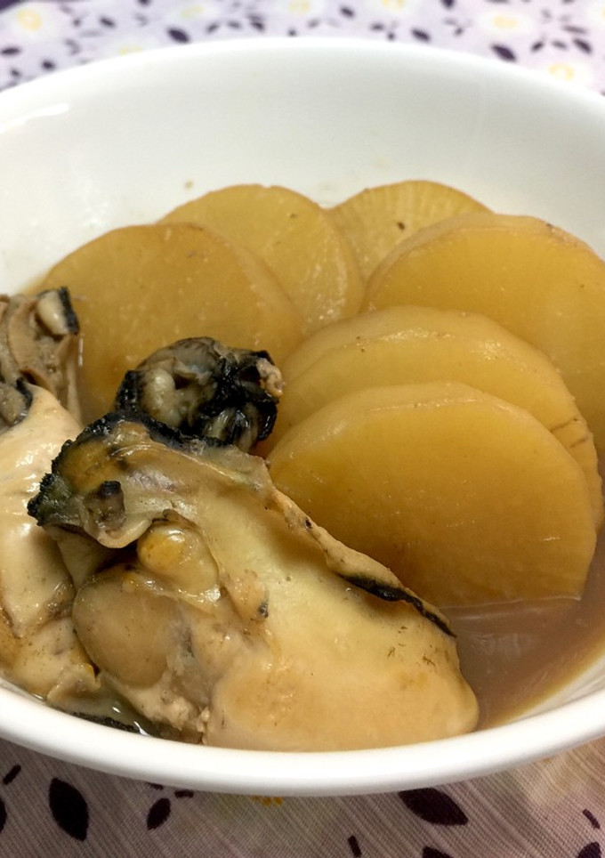 大根と牡蠣の煮物-レシピのメイン写真