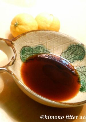 ゆずポン酢-レシピのメイン写真