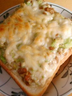 納豆豆腐アボカドトースト-レシピのメイン写真