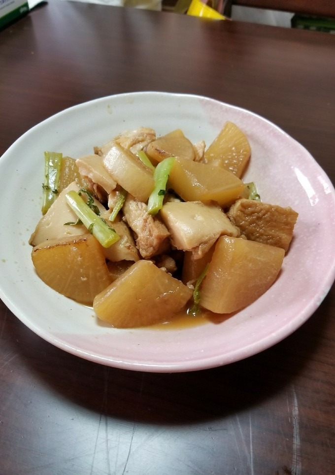 大根と絹厚揚げの簡単シンプル煮-レシピのメイン写真