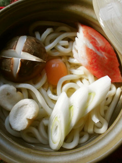 あとは火にかけるだけ(^^♪鍋焼きうどん-レシピのメイン写真