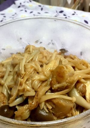 おつまみ帆立とキノコの炒め物-レシピのメイン写真