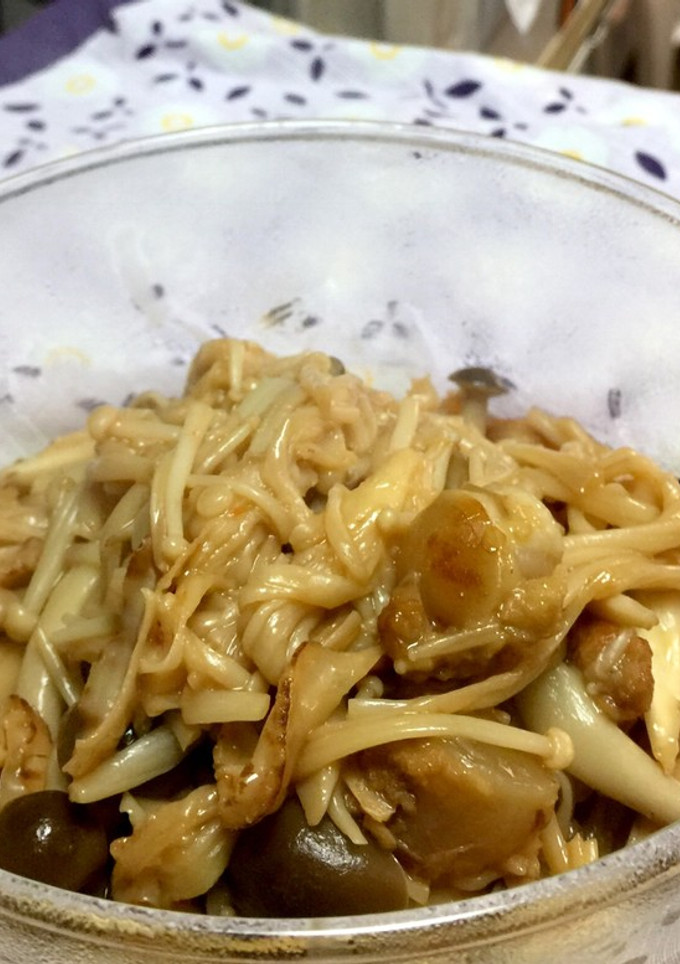 おつまみ帆立とキノコの炒め物-レシピのメイン写真