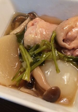 蕪と鶏肉のあんかけ煮-レシピのメイン写真