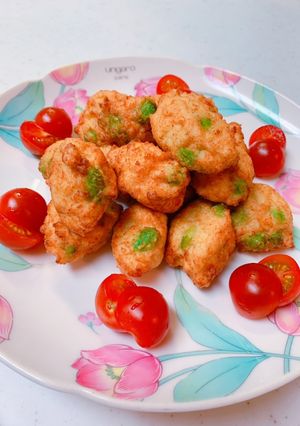 鶏挽肉&豆腐&枝豆ナゲット=超✨かさ増し-レシピのメイン写真