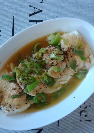 チンするだけ！鶏肉の中華風ネギ蒸し♪-レシピのメイン写真