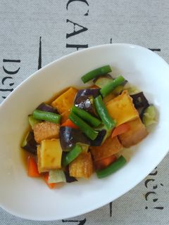 チンするだけ!野菜と厚揚げのバター蒸し♪-レシピのメイン写真