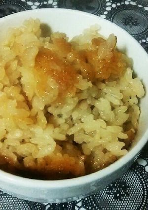 絶品☆おでんつゆの炊き込みご飯。-レシピのメイン写真