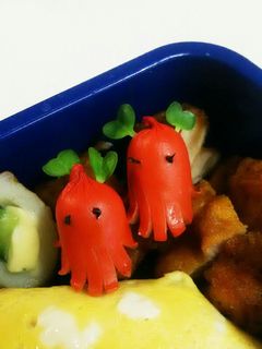 タコさんウインナー 宇宙人~?-レシピのメイン写真