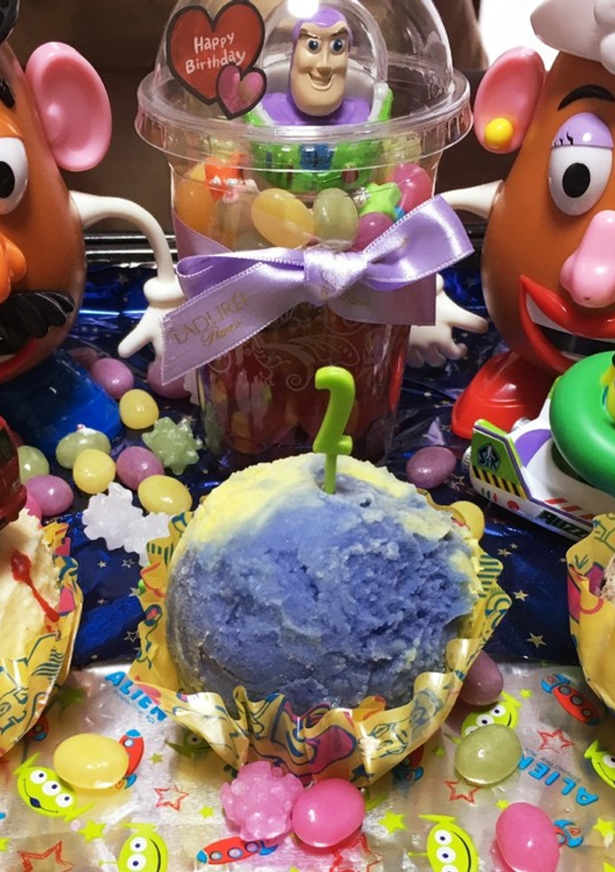 誕生日のお菓子,アイス,グミ,ラムネ-レシピのメイン写真