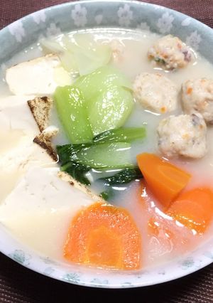 簡単!白湯鍋の彩り具材!(^^)!-レシピのメイン写真