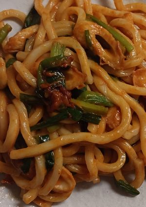 コチュジャン焼きうどん-レシピのメイン写真