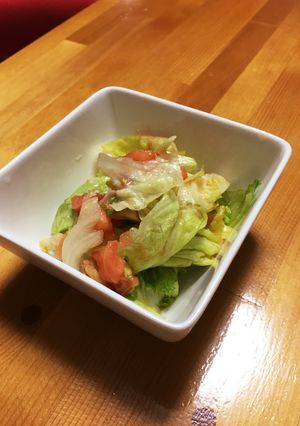 レタスとトマトのサラダ-レシピのメイン写真