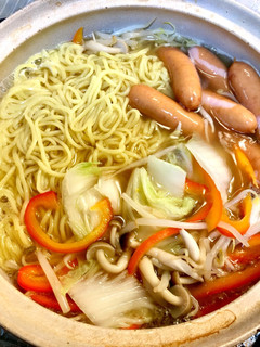 野菜たっぷりのラーメン鍋-レシピのメイン写真