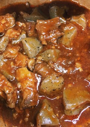牛すじこんにゃくのハヤシ風煮込み-レシピのメイン写真