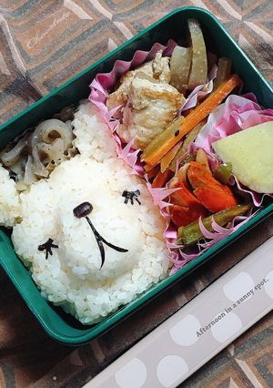 まつ毛の長いアルパカさん弁当-レシピのメイン写真