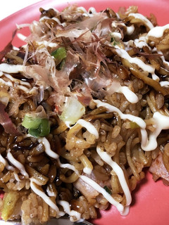 昔懐かしそば飯-レシピのメイン写真