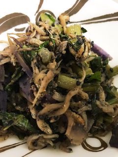 栄養満点!大根葉と皮とおじゃこの炒め煮-レシピのメイン写真