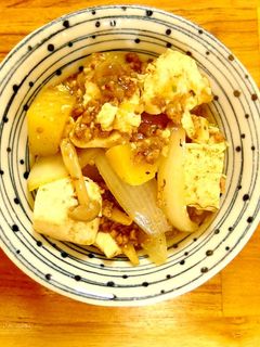 豆腐とじゃがいものあんかけ炒め-レシピのメイン写真
