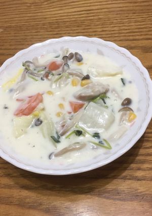 冬野菜のクリームシチュー-レシピのメイン写真