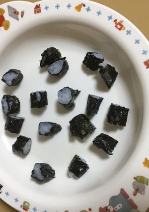 簡単ちびおにぎり(離乳食)-レシピのメイン写真