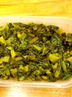 大根菜の味噌炒め-レシピのメイン写真