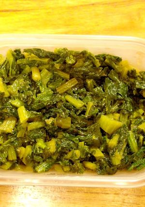 大根菜の味噌炒め-レシピのメイン写真