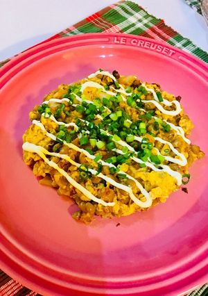 納豆キムチオムレツ-レシピのメイン写真