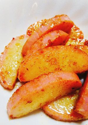 お弁当に☆マヨわさ醤油の焼きかまぼこ-レシピのメイン写真