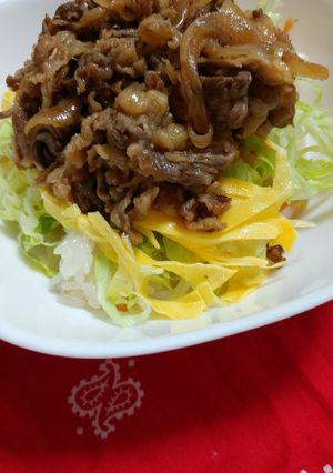 ☆すし太郎DEスタミナ焼き肉寿司丼☆-レシピのメイン写真