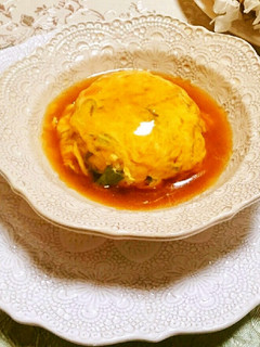 ネギ入り天津飯-レシピのメイン写真