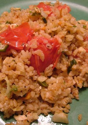 トマト入り★オイマヨ♪野菜チャーハン-レシピのメイン写真