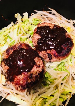 肉感ジューシー！ヘルシーハンバーグ-レシピのメイン写真