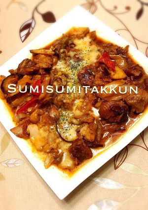 簡単♪鶏肉とサツマイモ煮ダッカルビ風☆-レシピのメイン写真