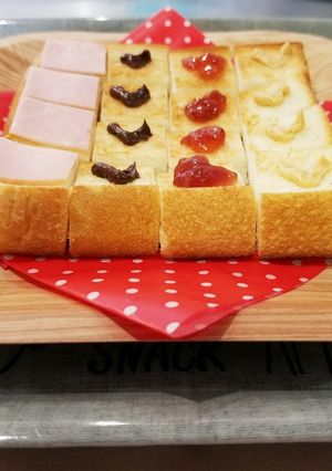 トースト後に切っても潰れない方法♪-レシピのメイン写真