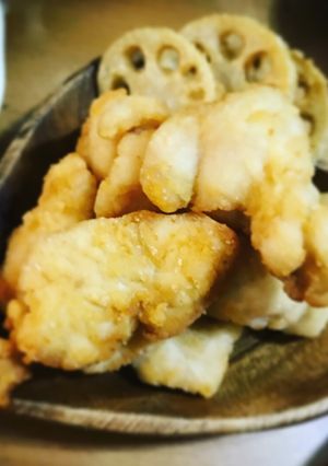 鳥のから揚げ 鶏胸肉 米粉 白だし QC-レシピのメイン写真