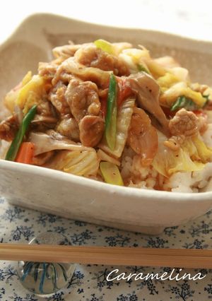 ほんのりカレー風味の中華丼-レシピのメイン写真