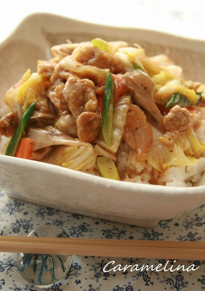 ほんのりカレー風味の中華丼-レシピのメイン写真