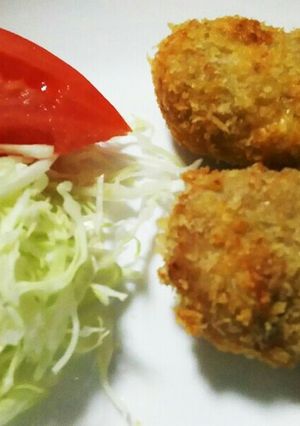 里芋(親芋)の鶏そぼろコロッケ-レシピのメイン写真