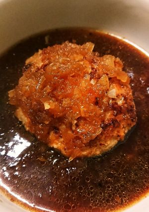 甘めのおろし玉ねぎソース♪-レシピのメイン写真