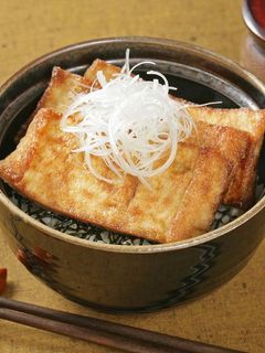 油揚げの蒲焼き風丼-レシピのメイン写真