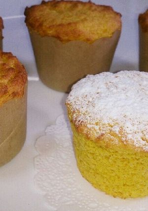 卵1個♡かぼちゃと生おからのカップケーキ-レシピのメイン写真