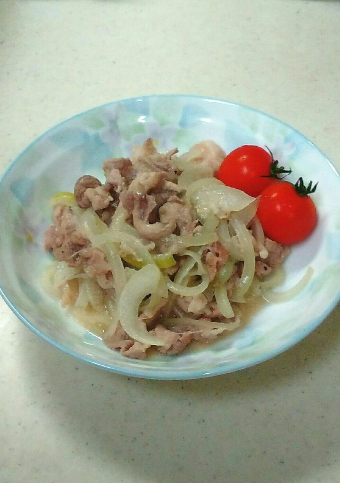 豚こまの塩だれ炒め-レシピのメイン写真